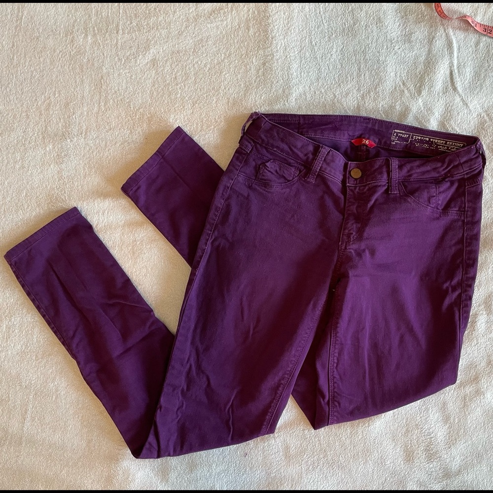 “SOLD Design Lab” Purple Jeans